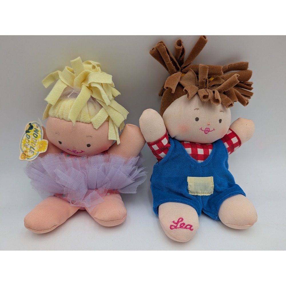 Well Made Noodle Doos Plush Dolls 1999 Lea Ballerina Lot 7 Inch Vintage